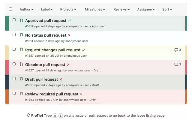 Github Pull Requests Highlighter from Chrome web store to be run with OffiDocs Chromium online Github Pull Requests Highlighter from Chrome web store to be run with OffiDocs Chromium online
