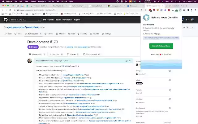 GitHub Release Notes Compiler from Chrome web store to be run with OffiDocs Chromium online GitHub Release Notes Compiler from Chrome web store to be run with OffiDocs Chromium online