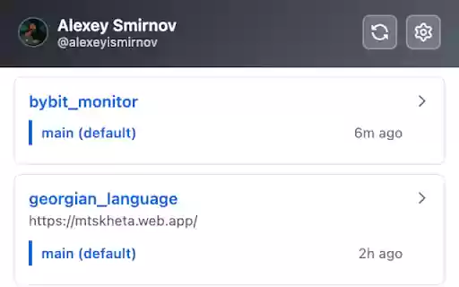 GitHub Repository Manager  from Chrome web store to be run with OffiDocs Chromium online