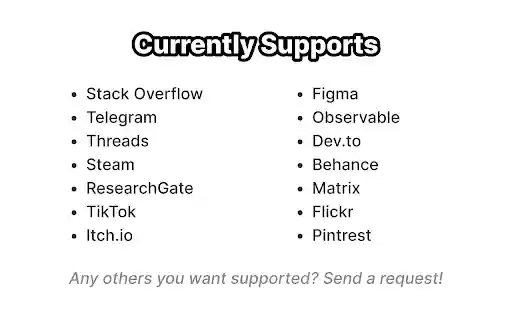 GitHub Social Icons  from Chrome web store to be run with OffiDocs Chromium online