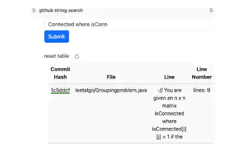 github string search  from Chrome web store to be run with OffiDocs Chromium online