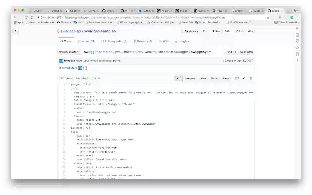 Github Swagger UI Plugin من متجر Chrome الإلكتروني ليتم تشغيله باستخدام OffiDocs Chromium عبر الإنترنت