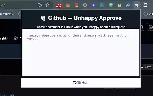 Github — Unhappy Approve from Chrome web store to be run with OffiDocs Chromium online Github — Unhappy Approve from Chrome web store to be run with OffiDocs Chromium online