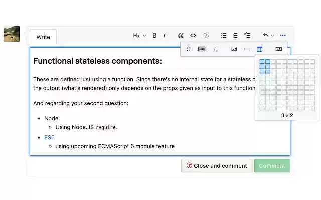 GitHub Writerin Chrome with by OffiDocs for