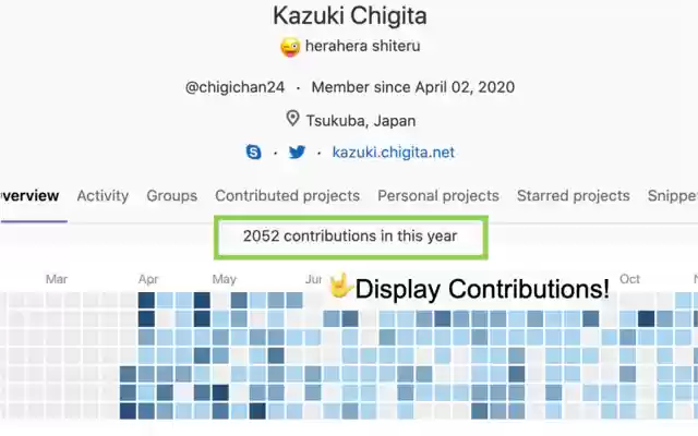 Gitlab Contribution Counter from Chrome web store to be run with OffiDocs Chromium online Gitlab Contribution Counter from Chrome web store to be run with OffiDocs Chromium online