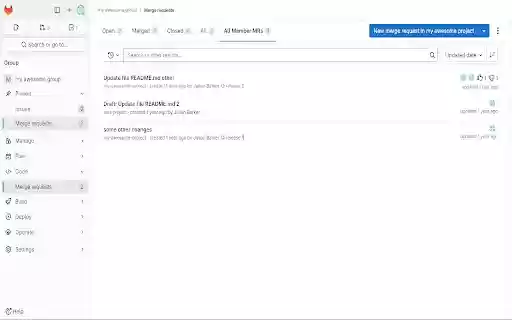 GitLab Group Wizz  from Chrome web store to be run with OffiDocs Chromium online
