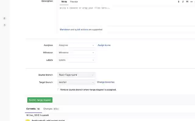 Gitlab Helper  from Chrome web store to be run with OffiDocs Chromium online