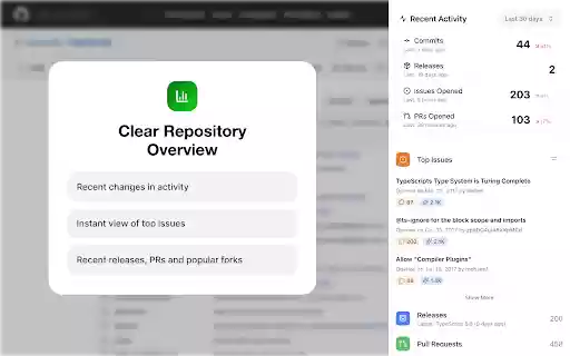 GitOwl Open Source Insights At a Glance  from Chrome web store to be run with OffiDocs Chromium online