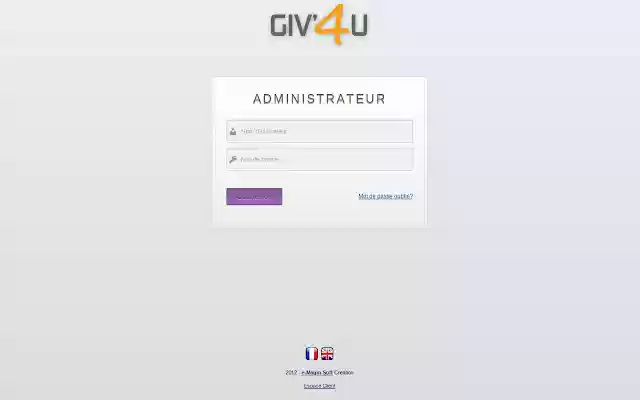 Giv4U Admin  from Chrome web store to be run with OffiDocs Chromium online