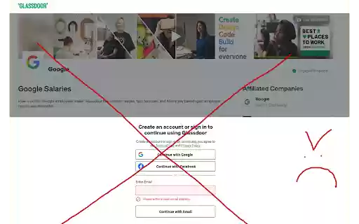 Glassdoor Mallet paywall remover from Chrome web store to be run with OffiDocs Chromium online Glassdoor Mallet paywall remover from Chrome web store to be run with OffiDocs Chromium online