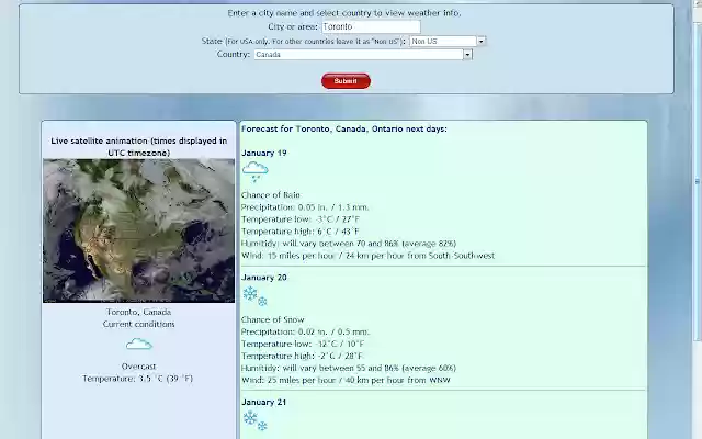 Global Weather NG  from Chrome web store to be run with OffiDocs Chromium online