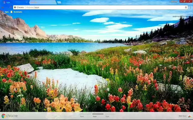 Glorious Lake  from Chrome web store to be run with OffiDocs Chromium online