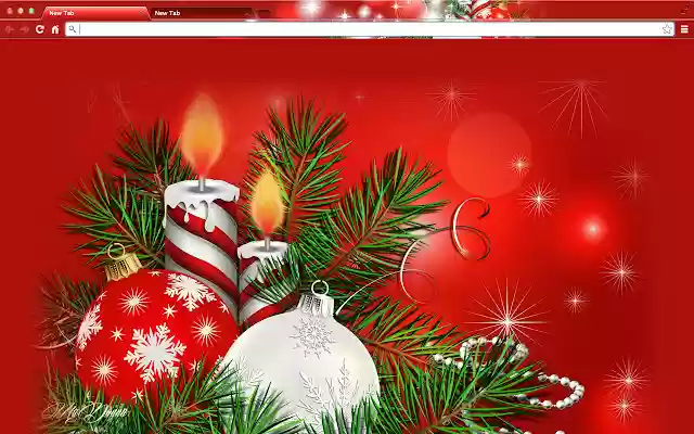 Glowing Christmas Eve Theme  from Chrome web store to be run with OffiDocs Chromium online