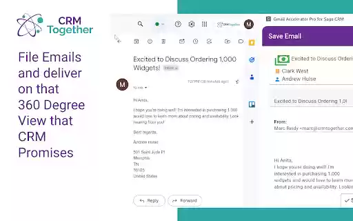 Gmail Accelerator Pro for Sage CRM from Chrome web store to be run with OffiDocs Chromium online Gmail Accelerator Pro for Sage CRM from Chrome web store to be run with OffiDocs Chromium online