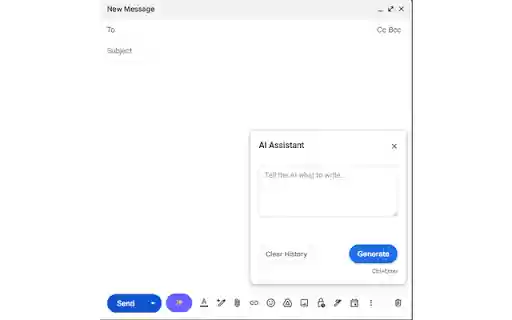Gmail AI Assistant  from Chrome web store to be run with OffiDocs Chromium online