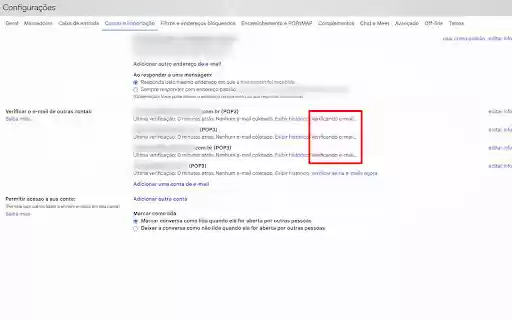 Gmail: Atualizador de POP3  from Chrome web store to be run with OffiDocs Chromium online