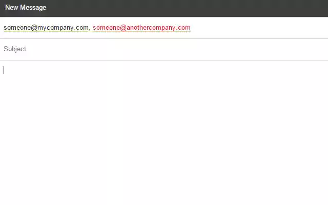 Gmail External Email Highlighter  from Chrome web store to be run with OffiDocs Chromium online