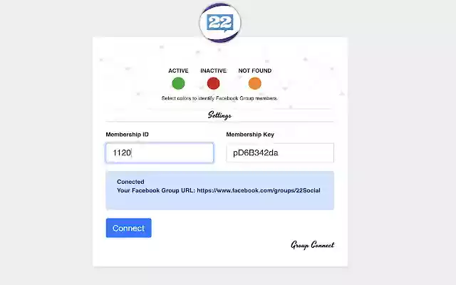 GMember Connect  from Chrome web store to be run with OffiDocs Chromium online