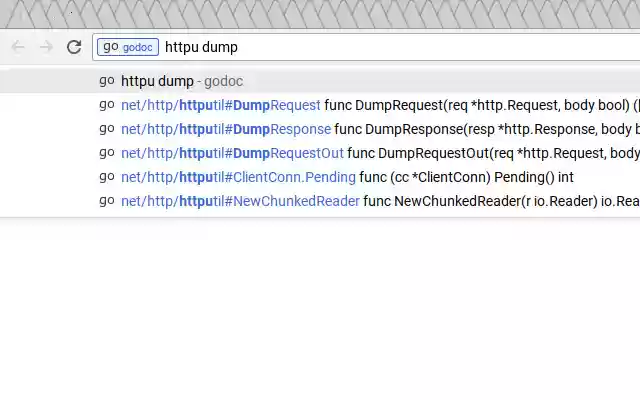 Go doc finder  from Chrome web store to be run with OffiDocs Chromium online