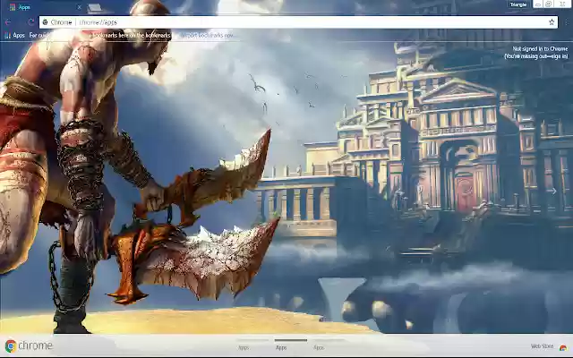 God Of War 1366x768  from Chrome web store to be run with OffiDocs Chromium online