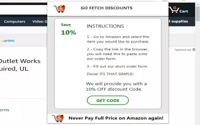 Go Fetch Discounts from Chrome web store to be run with OffiDocs Chromium online Go Fetch Discounts from Chrome web store to be run with OffiDocs Chromium online