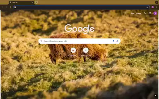 Golden goat and grassland  from Chrome web store to be run with OffiDocs Chromium online