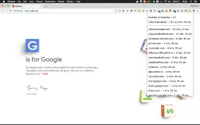 Golden Hour Browser Usage Insights  from Chrome web store to be run with OffiDocs Chromium online