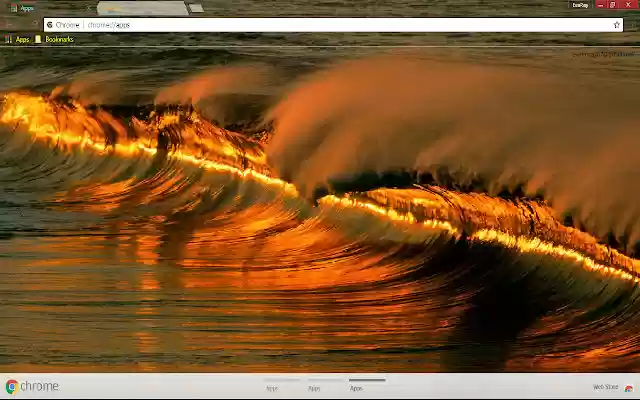 Golden Nature Ocean Thumbbig  from Chrome web store to be run with OffiDocs Chromium online