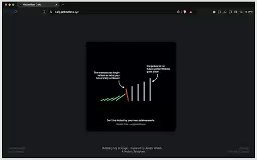 GoLimitless Daily  from Chrome web store to be run with OffiDocs Chromium online