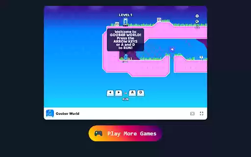 Goober World Game Explore a Whimsical 2D Platforming Adventure!  from Chrome web store to be run with OffiDocs Chromium online