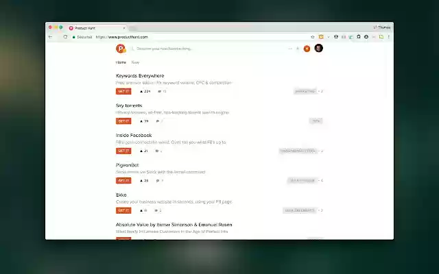 Good Old PH  from Chrome web store to be run with OffiDocs Chromium online