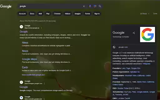 Google Background from ArtStation  from Chrome web store to be run with OffiDocs Chromium online