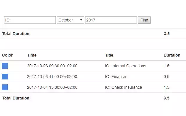Google Calendar Hour Calculator from Chrome web store to be run with OffiDocs Chromium online Google Calendar Hour Calculator from Chrome web store to be run with OffiDocs Chromium online