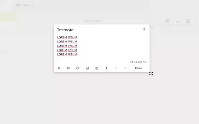 Google Keep Window Resizer from Chrome web store to be run with OffiDocs Chromium online Google Keep Window Resizer from Chrome web store to be run with OffiDocs Chromium online