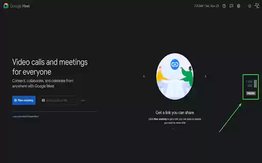 Google Meet Favorites 1759  from Chrome web store to be run with OffiDocs Chromium online