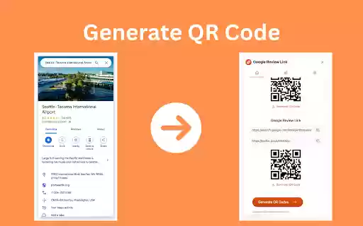 Google Review Link  QR Code Generator for Business Profiles  from Chrome web store to be run with OffiDocs Chromium online