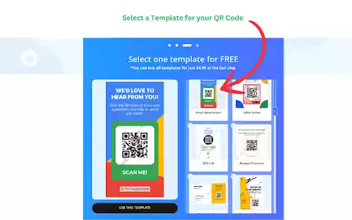 Google™ Review QR Code Generator with FREE QR Code Templates  from Chrome web store to be run with OffiDocs Chromium online