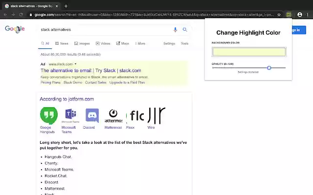 Google Search Ads Highlighter from Chrome web store to be run with OffiDocs Chromium online Google Search Ads Highlighter from Chrome web store to be run with OffiDocs Chromium online