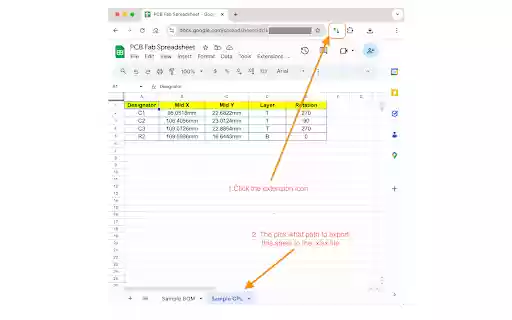 Google Single Sheet Export  from Chrome web store to be run with OffiDocs Chromium online