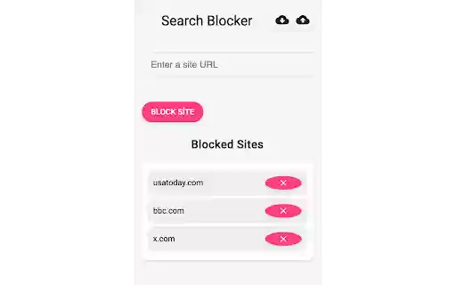 Google Site Blocker  from Chrome web store to be run with OffiDocs Chromium online