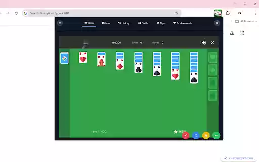 Google Solitaire EE from Chrome web store to be run with OffiDocs Chromium online Google Solitaire EE from Chrome web store to be run with OffiDocs Chromium online