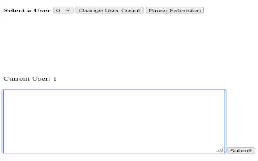 Google User Selector  from Chrome web store to be run with OffiDocs Chromium online