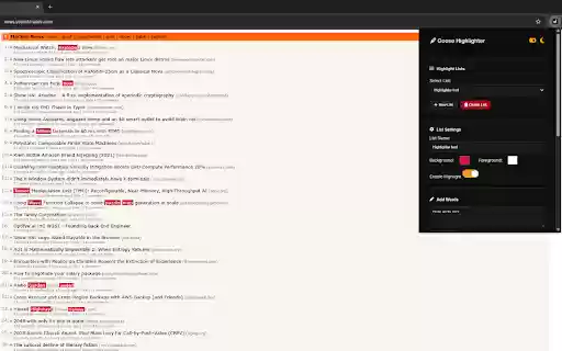 Goose Highlighter  from Chrome web store to be run with OffiDocs Chromium online