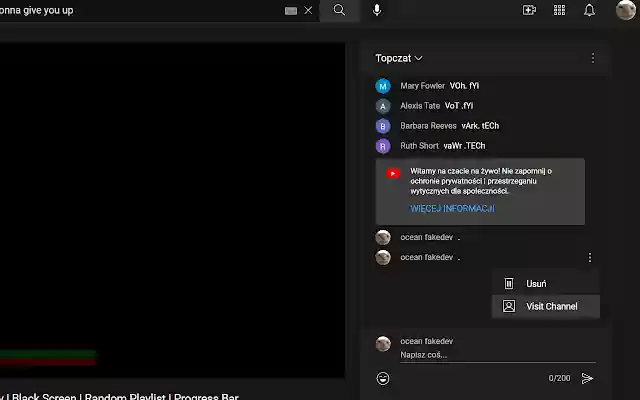 GoToChannel  from Chrome web store to be run with OffiDocs Chromium online