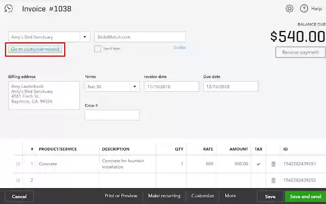 Go to Customer Button for QuickBooks Online from Chrome web store to be run with OffiDocs Chromium online Go to Customer Button for QuickBooks Online from Chrome web store to be run with OffiDocs Chromium online