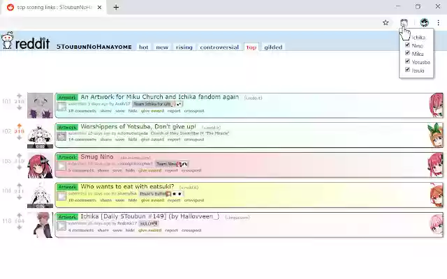 GoToubun Subreddit Styler  from Chrome web store to be run with OffiDocs Chromium online