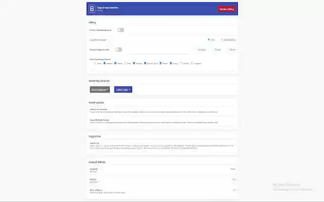 Goyral Map Extractor from Chrome web store to be run with OffiDocs Chromium online Goyral Map Extractor from Chrome web store to be run with OffiDocs Chromium online