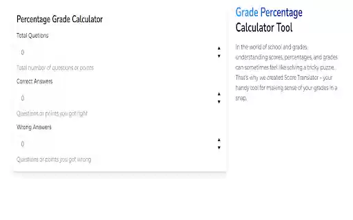 GPA Calculate Extension  from Chrome web store to be run with OffiDocs Chromium online