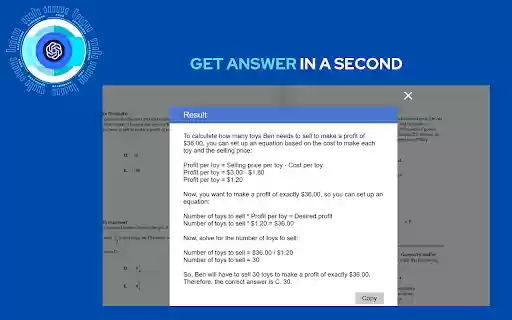 GPT EXAM VISION  from Chrome web store to be run with OffiDocs Chromium online