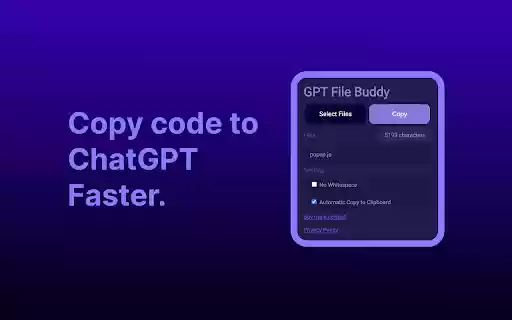 GPT File Buddy  from Chrome web store to be run with OffiDocs Chromium online